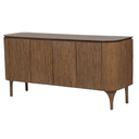 Oslo 4 Door Sideboard - Brown at online8 furniture store Auckland
