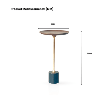 Oslo Accent Table - sleek ash top at online8 furniture store Auckland