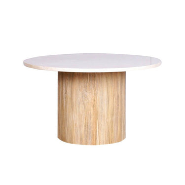 Otago Marble Top Round Coffee Table - 80cm at online8 furniture store Auckland