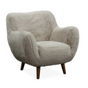 Otis Accent Fur Chair - Coyote at online8 furniture store Auckland
