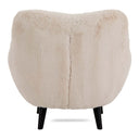 Otis Accent Fur Chair - Dawn at online8 furniture store Auckland