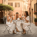 Outdoor Ornated Bistro Set - Antique Grey at online8 furniture store Auckland