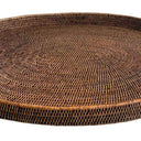 Oval Closed Large Rattan Tray 70cm at online8 furniture store Auckland