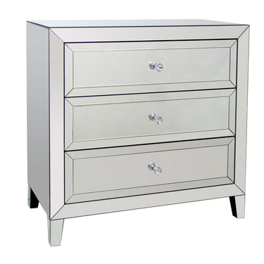 Palisade 3 Drawer Mirrored Dresser at online8 furniture store Auckland