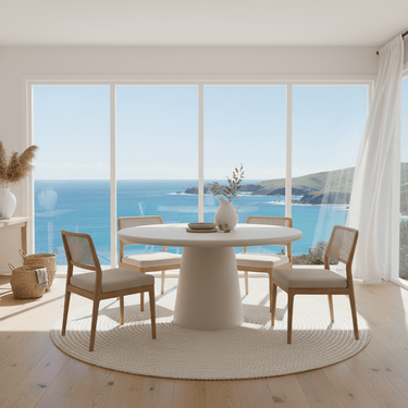 Palm Beach Round Dining Table at online8 furniture store Auckland