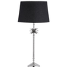 Palm Table Lamp with Linen Shade at online8 furniture store Auckland