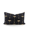 Palm Tree Cushion Cover - Black/Natural at online8 furniture store Auckland