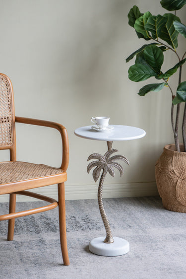 Palm Tree Side Table at online8 furniture store Auckland