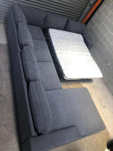 Palo 6 Seater Modular Lounge Suite with Sofabed at online8 furniture store Auckland