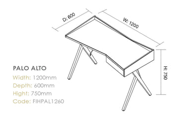 Palo Alto computer desk at online8 furniture store Auckland