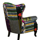Paltrona Patchwork Wingback Armchair at online8 furniture store Auckland
