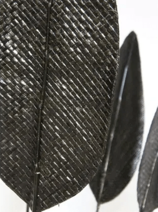 Pandan Deco Leaf - Black at online8 furniture store Auckland