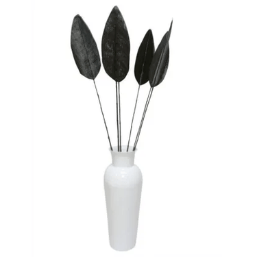 Pandan Deco Leaf - Black at online8 furniture store Auckland