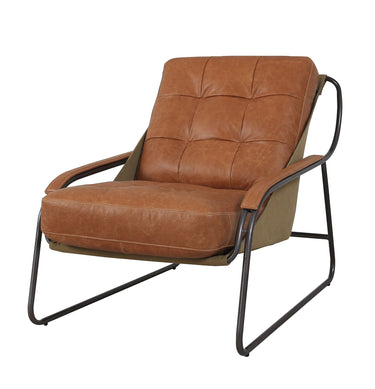 Pandora Leather Armchair - Columbia Brown at online8 furniture store Auckland