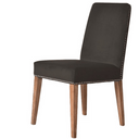 Pascal Dining Chair - Dark Grey Velvet at online8 furniture store Auckland