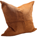Patchwork Cushion Cover - Orange at online8 furniture store Auckland