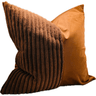 Patchwork Cushion Cover - Orange at online8 furniture store Auckland