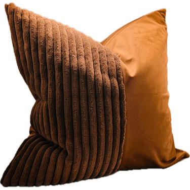 Patchwork Cushion Cover - Orange at online8 furniture store Auckland