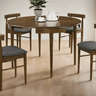 Pauley Dining Suite 4 Seater - Brown at online8 furniture store Auckland