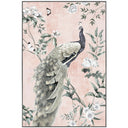 Peacock Painting - Gold Frame at online8 furniture store Auckland