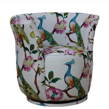 Peacock Tub Swivel Chair at online8 furniture store Auckland