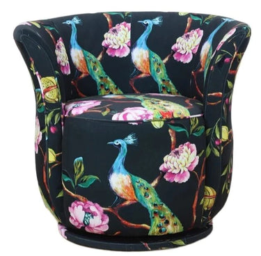 Peacock Tub Swivel Chair at online8 furniture store Auckland