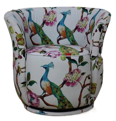 Peacock Tub Swivel Chair at online8 furniture store Auckland