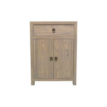 Peasant Old Elm Bedside Table at online8 furniture store Auckland