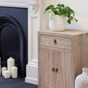 Peasant Old Elm Bedside Table at online8 furniture store Auckland