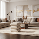 Pebble Swivel Stool | Ottoman at online8 furniture store Auckland