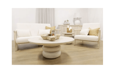 Pebbles Wooden Coffee Table at online8 furniture store Auckland