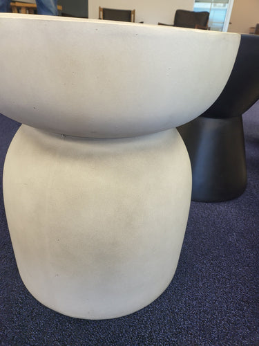 Pedestal Side Table - Stone at Online8 Furniture Auckland NZ