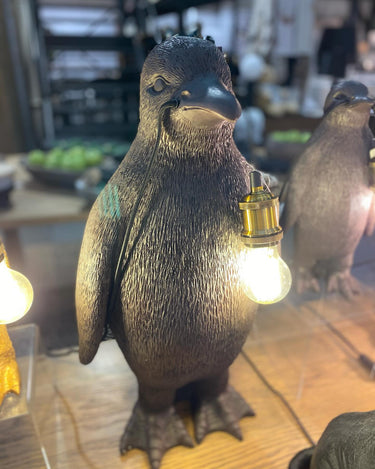 Penguin Table Lamp 36cm at online8 furniture store Auckland