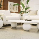 Penny Coffee Table - White at online8 furniture store Auckland
