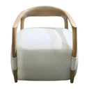 Perfetto Boucle Occasional Chair - Natural at online8 furniture store Auckland