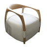 Perfetto Boucle Occasional Chair - Natural at online8 furniture store Auckland