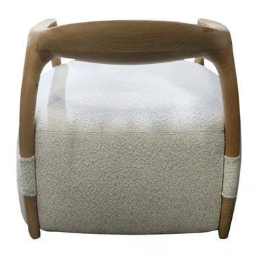 Perfetto Boucle Occasional Chair - Natural at online8 furniture store Auckland
