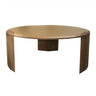 Perfetto Round Coffee Table - Natural at online8 furniture store Auckland