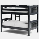 Peri Bunk Bed - Charcoal | NZ Made at Online8 Furniture Auckland NZ