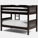 Peri Bunk Bed - Dark Oak | NZ Made at online8 furniture store Auckland