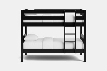 Peri Bunk Bed with 2 Mattress - Black at online8 furniture store Auckland