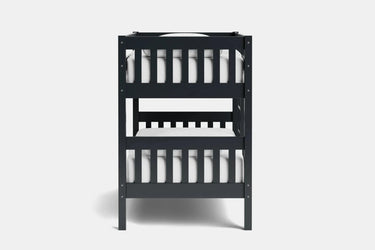 Peri Bunk Bed with 2 Mattress - Charcoal at online8 furniture store Auckland