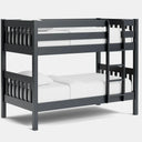 Peri Bunk Bed with 2 Mattress - Charcoal at online8 furniture store Auckland
