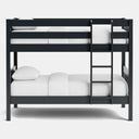 Peri Bunk Bed with 2 Mattress - Charcoal at online8 furniture store Auckland