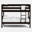 Peri Bunk Bed with 2 Mattress - Dark Oak at online8 furniture store Auckland