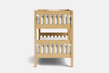 Peri Bunk Bed with 2 Mattress - Light Oak at online8 furniture store Auckland