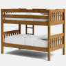 Peri Bunk Bed with 2 Mattress - Light Rimu at online8 furniture store Auckland