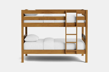 Peri Bunk Bed with 2 Mattress - Light Rimu at online8 furniture store Auckland