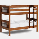 Peri Bunk Bed with 2 Mattress - Maple at online8 furniture store Auckland