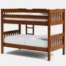 Peri Bunk Bed with 2 Mattress - Maple at online8 furniture store Auckland
